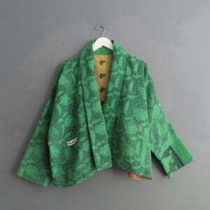 reversible kantha jacket