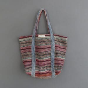 kantha embroidery tote bag