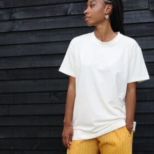 Unisex undyed t shirt