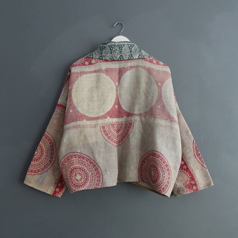 kantha fabric jacket